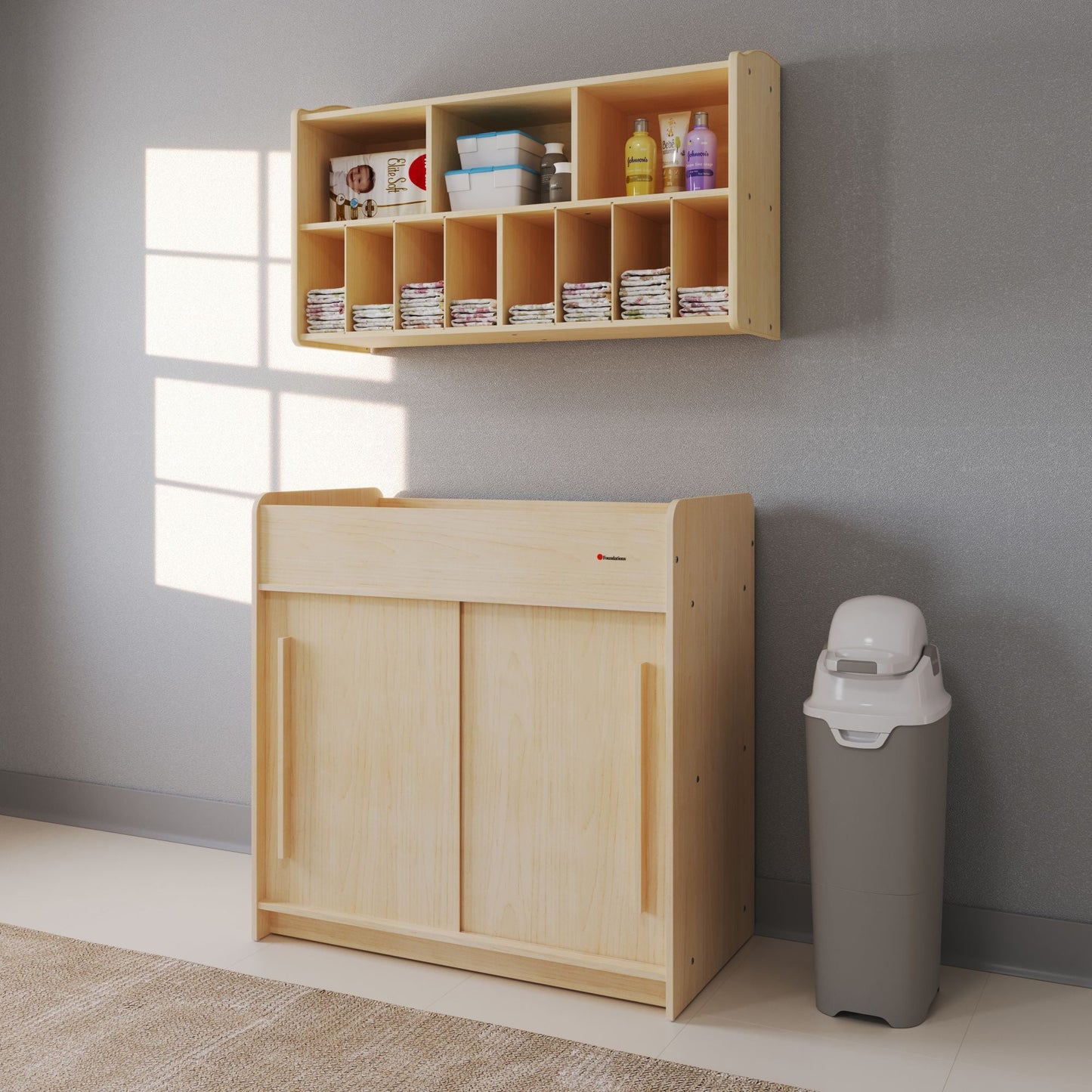 Foundations - Premium Tall Diaper Pail (FOU - 9612XXX) - SchoolOutlet