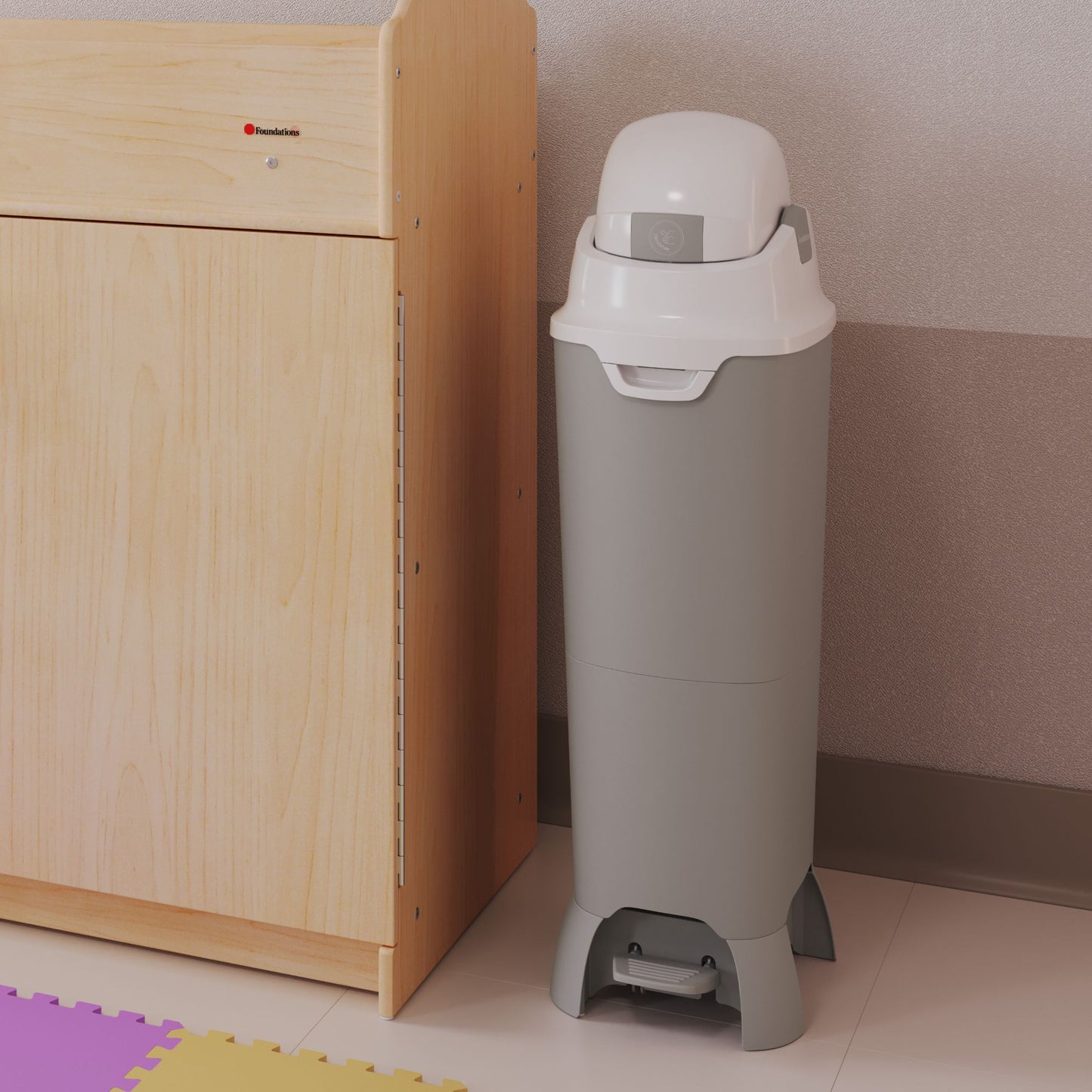 Foundations - Premium Hands - Free Tall Diaper Pail (FOU - 9622057) - SchoolOutlet