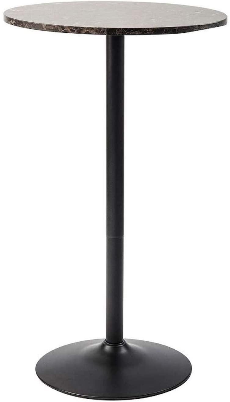 Fuerza Santina Single Round High Top Table for Bar, Pub & Bistro (FZA - RNDHITBL) - SchoolOutlet