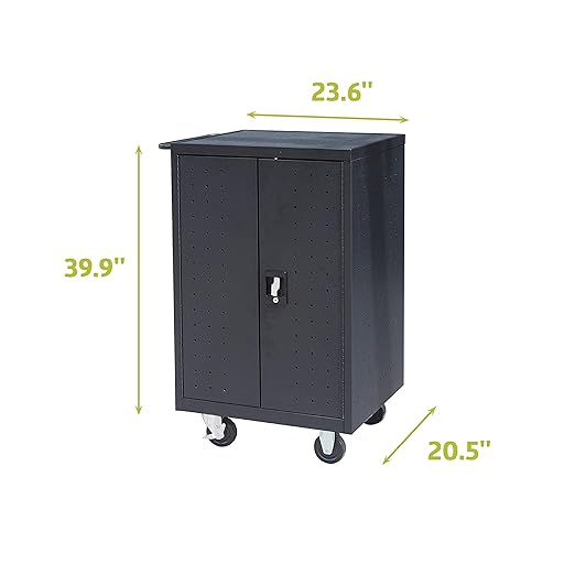 Fuerza 12 Device Charging Station for iPads, Tablets and Laptops Computers, Up to 17 " Screen Size - SchoolOutlet