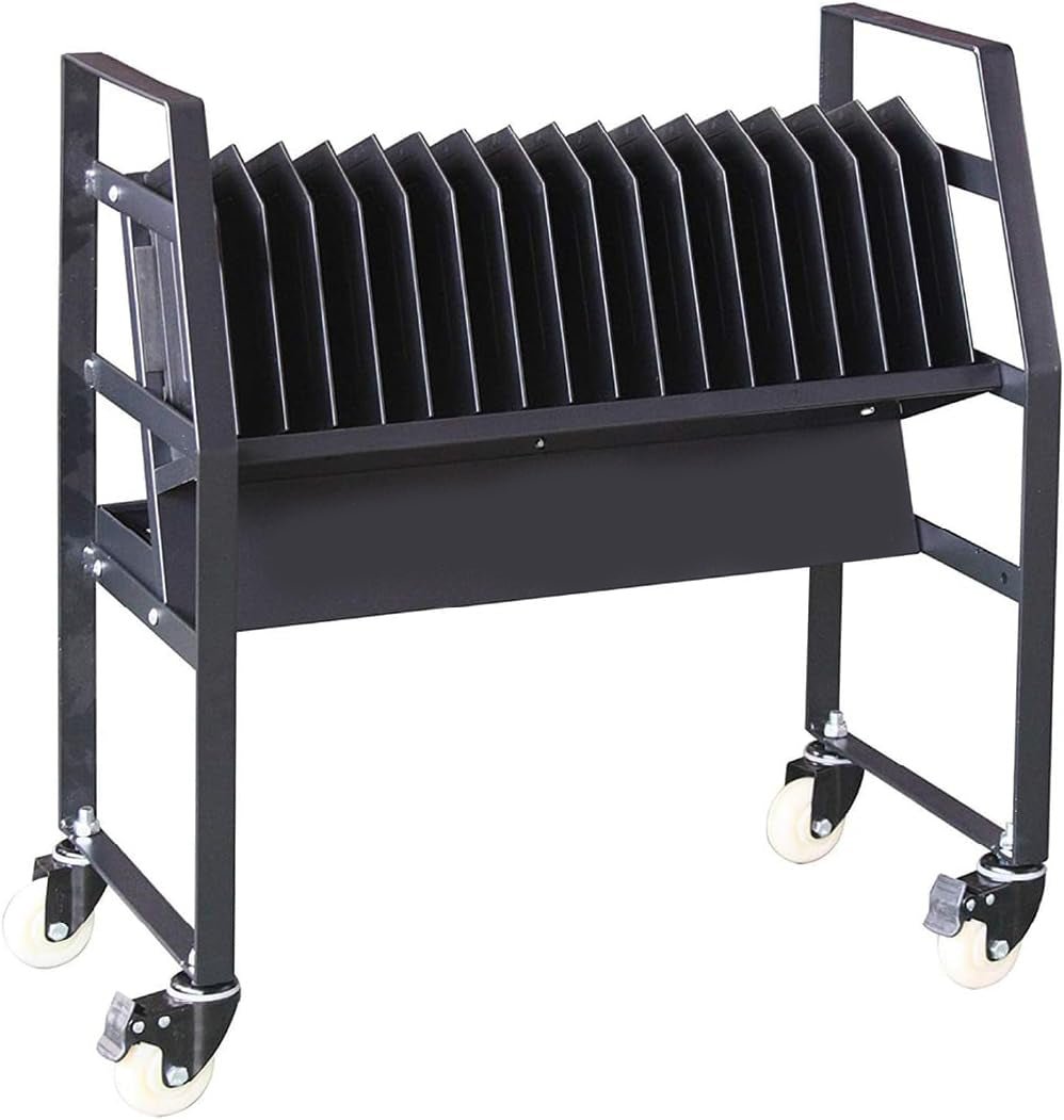 Fuerza 16 Device Mobile Open Charging Cart for iPads,Chromebooks & Laptop Computers, Compatible with Any Screen Size - SchoolOutlet