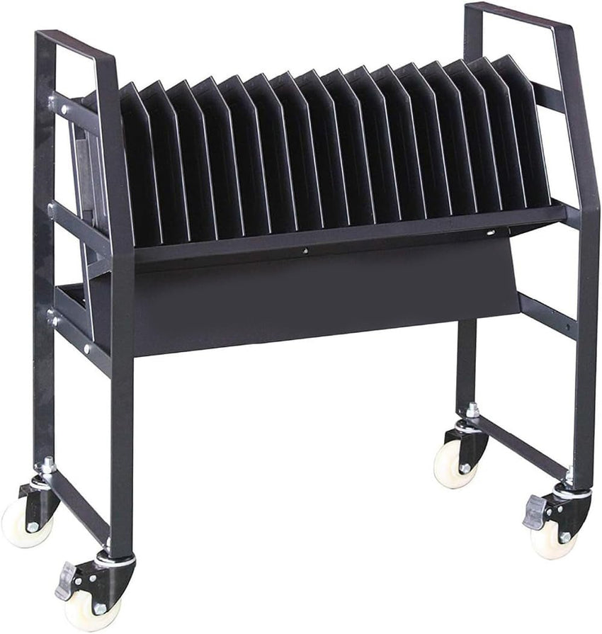 Fuerza 16 Device Mobile Open Charging Cart for iPads,Chromebooks & Laptop Computers, Compatible with Any Screen Size - SchoolOutlet