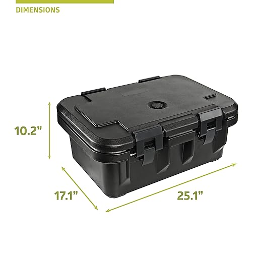 Fuerza 22.4L Wide Top Loading Insulated Food Carrier - SchoolOutlet