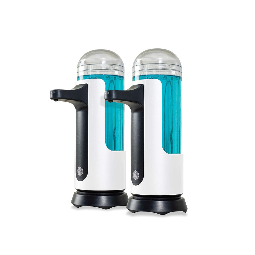 Fuerza 10oz Premium Touchless Battery Operated Soap and Sanitizer Dispenser (Pack of 2) - SchoolOutlet