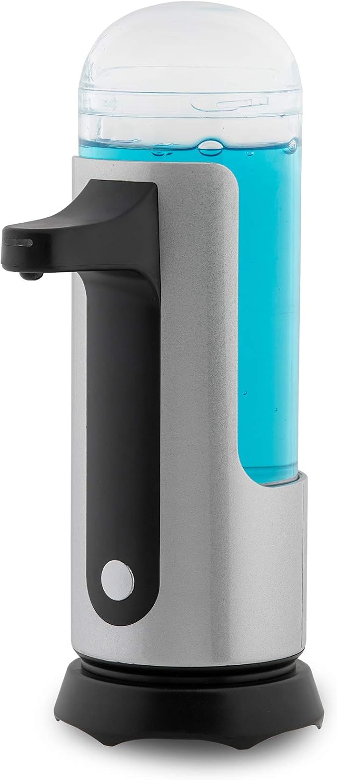 Fuerza 10oz Premium Touchless Battery Operated Soap and Sanitizer Dispenser - SchoolOutlet