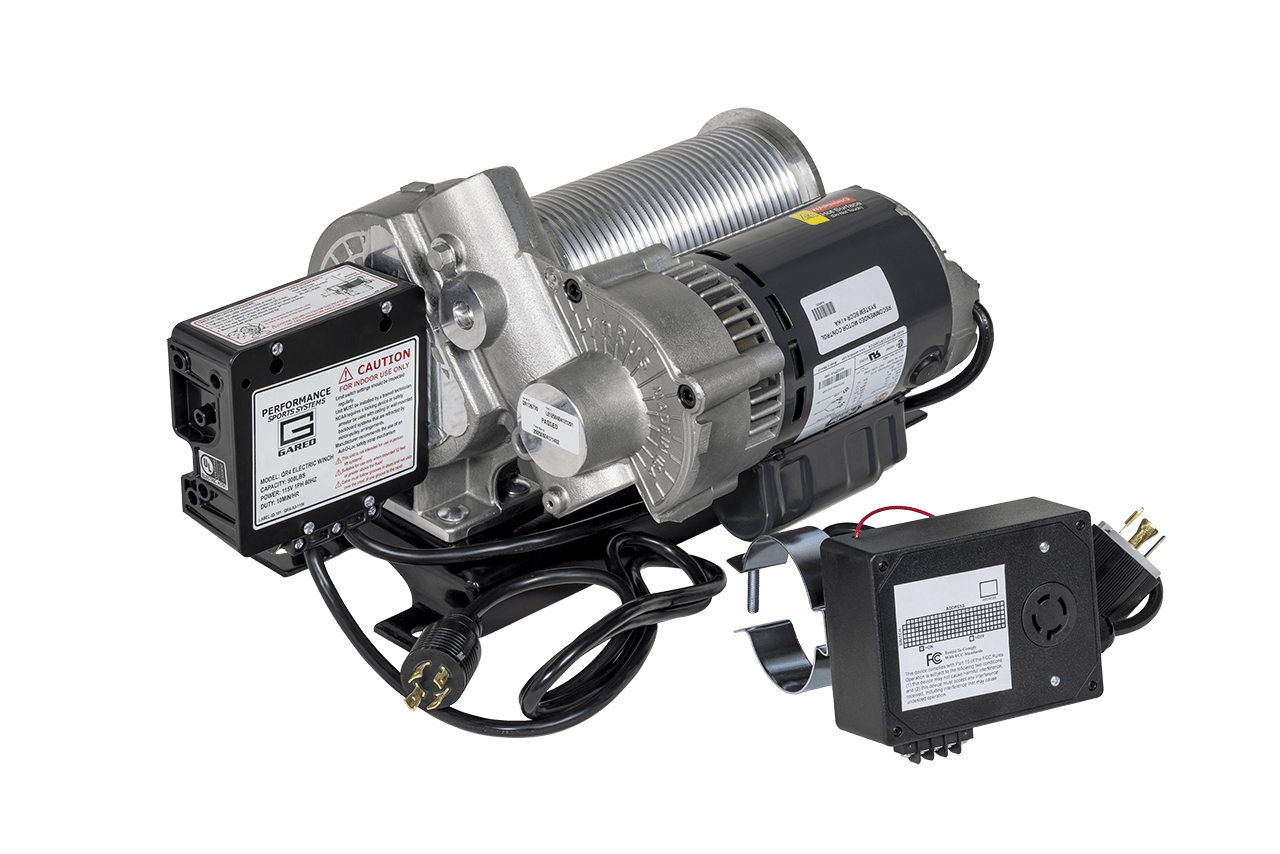 Gared Performance Sports Systems Electric Hoist with Wireless Remote Control Integrated Operation (GPS - 1197) - SchoolOutlet
