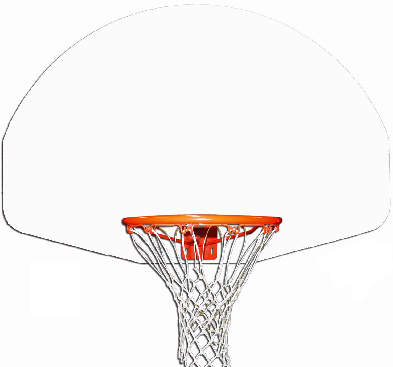 Gared Performance Sports Systems Rust - Resistant Fan - Shape Aluminum Basketball Backboard White Powdercoat (GPS - 1750) - SchoolOutlet