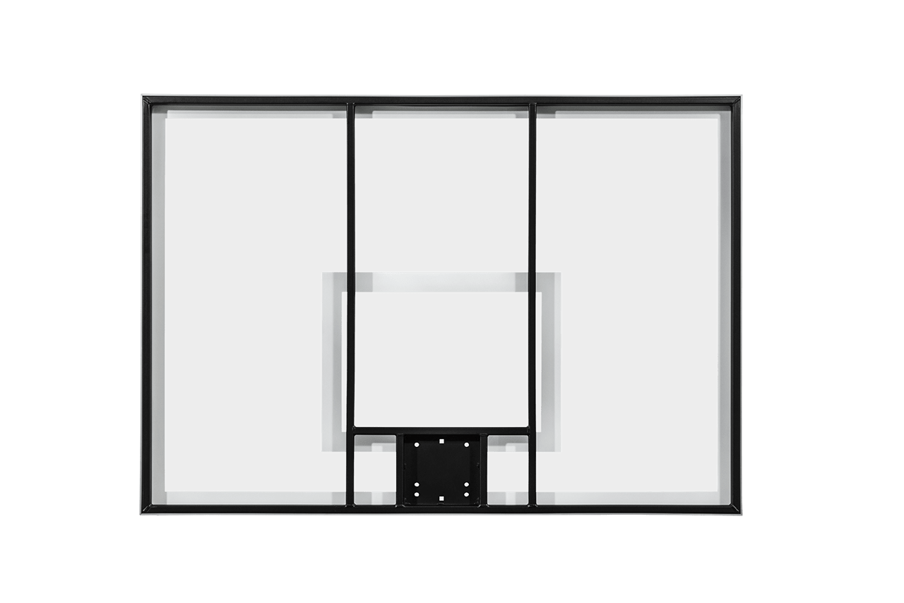 Gared Performance Sports Systems Outdoor Recreational Glass Basketball Backboard 42 x 60" with Steel Frame (GPS - BB60G38) - SchoolOutlet