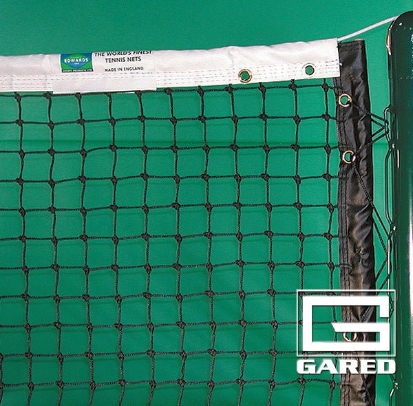 Gared Premium Single - Center Tennis Net, 42' Regulation Polyethylene Net with Vinyl Headband (GPS - GSTNET30LS) - SchoolOutlet