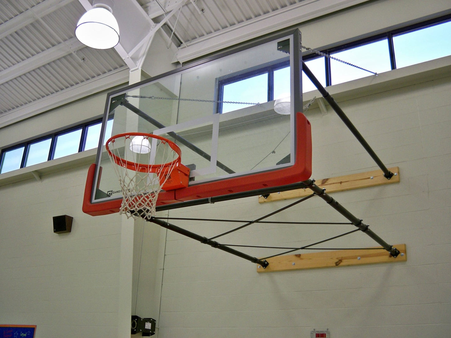 Gared Performance Sports Systems Four - Point Wall Mount Package 3' - 4' Extension (GPS - P2300 - 3044GL) - SchoolOutlet