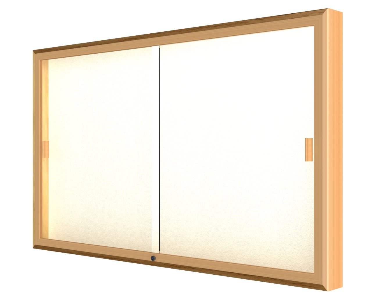 Ghent Legacy Bulletin Board Wall Display Case, Plaque Fabric Back, Champagne Aluminum Frame, 36"H x 60"W x 4"D (GHE - 88 - 3660PB - GD) - SchoolOutlet