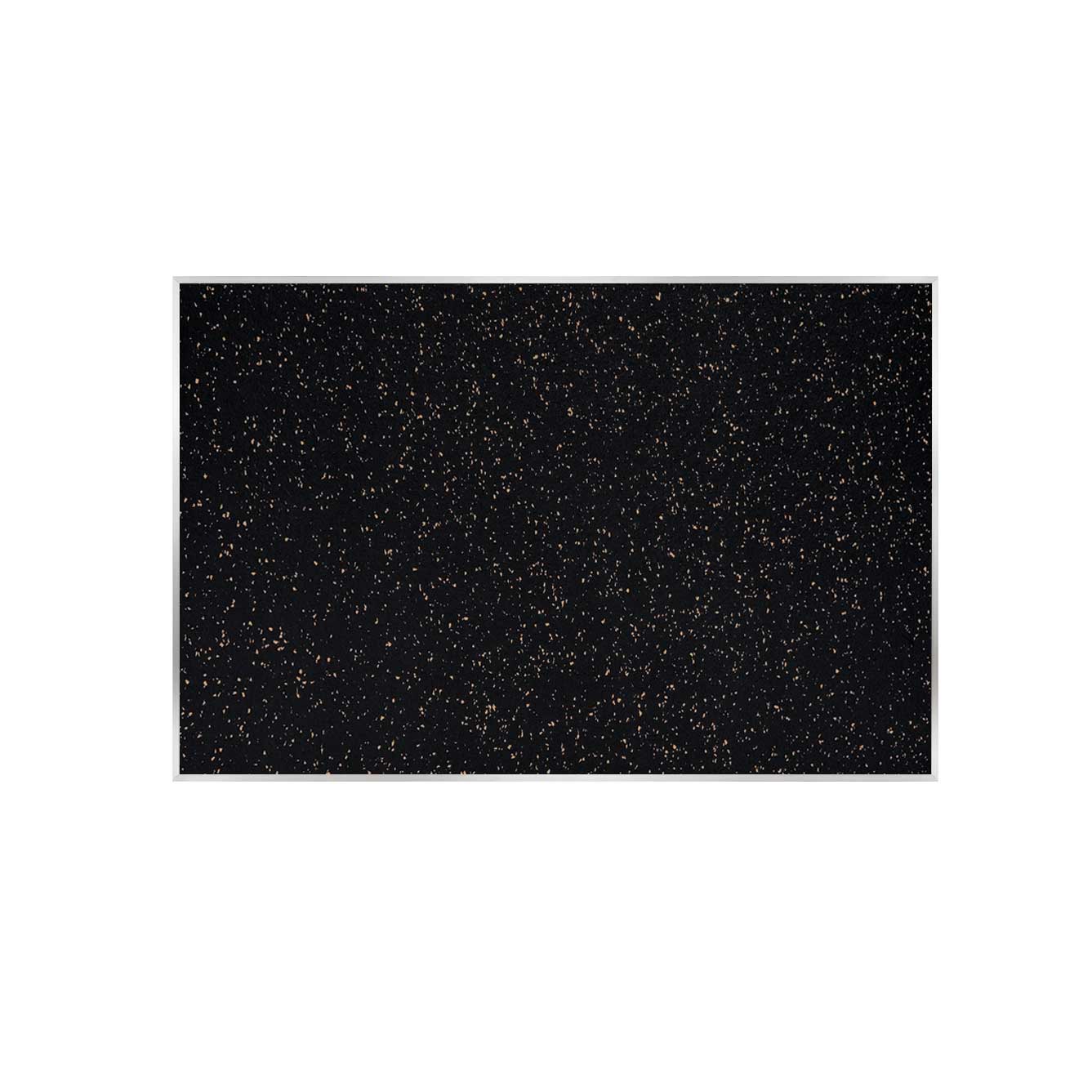 Ghent Recycled Bulletin Board, Satin Aluminum Frame, 4'H x 6'W (GHE - ATR46 - XX) - SchoolOutlet