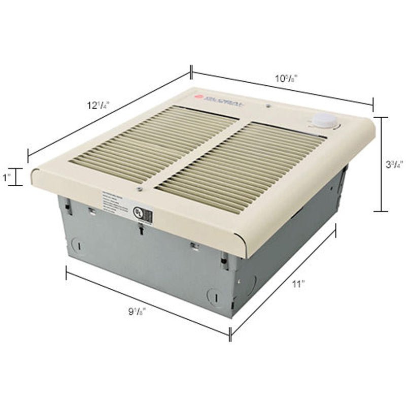 Global Industrial Fan Forced Wall Heater, Shaded Pole Motor, 2000W, 208/240V (GLB - 246745) - SchoolOutlet