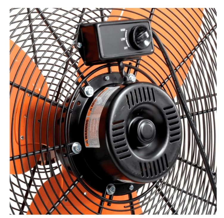 Global Industrial 36" Portable Tilt Blower Drum Fan, 13,300 CFM, 2/3 HP, 1 Phase (GLB - 258320) - SchoolOutlet