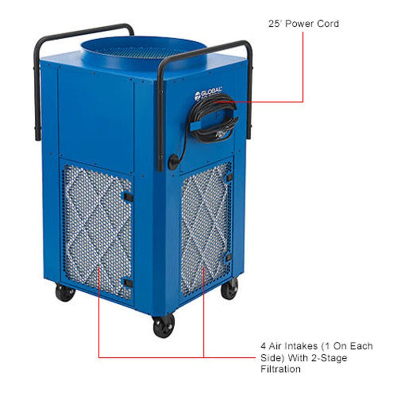 Global Industrial Commercial Air Scrubber & Negative Air Machine w/ HEPA Filtration, 3300 CFM (GLB - 604153) - SchoolOutlet