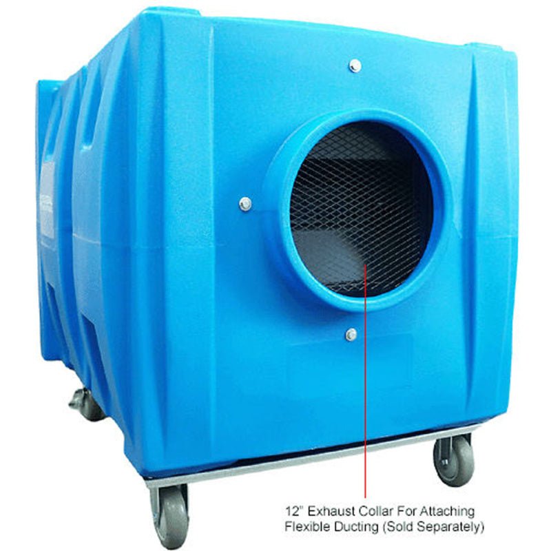 Global Industrial Commercial Air Scrubber & Negative Air Machine w/HEPA Filter, 2000 CFM, 115V (GLB - 604216) - SchoolOutlet