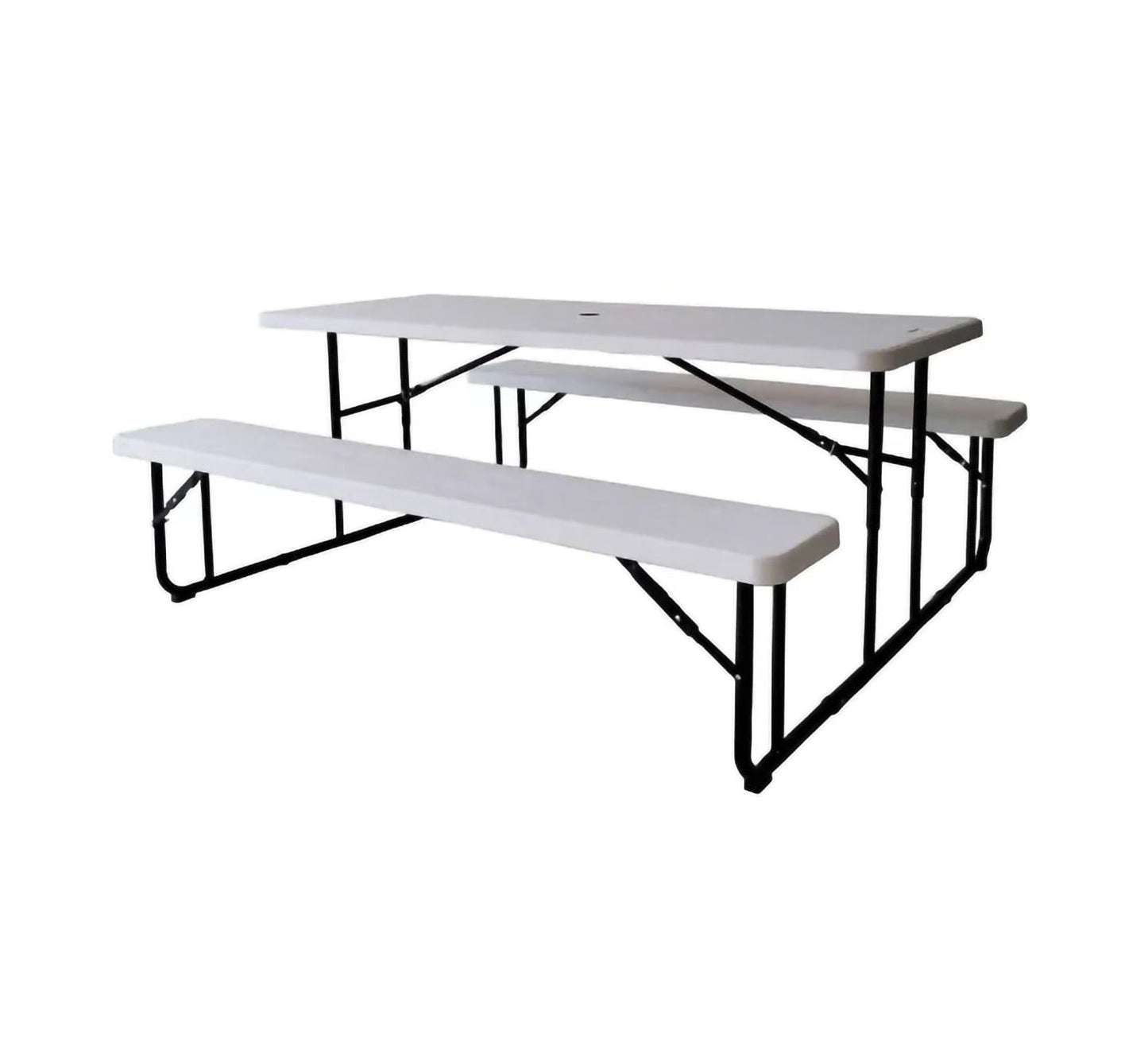 Global Industrial 6' Folding Plastic Picnic Table (GLB - 695769) - SchoolOutlet