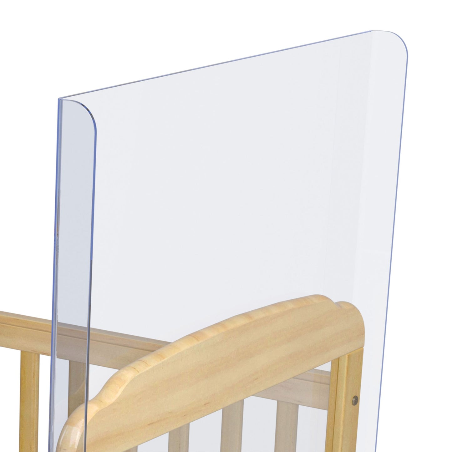 Foundations - CareShield 2-Sided Plexiglass Barrier - Safety Craft and Serenity Cribs (FOU-4083197)