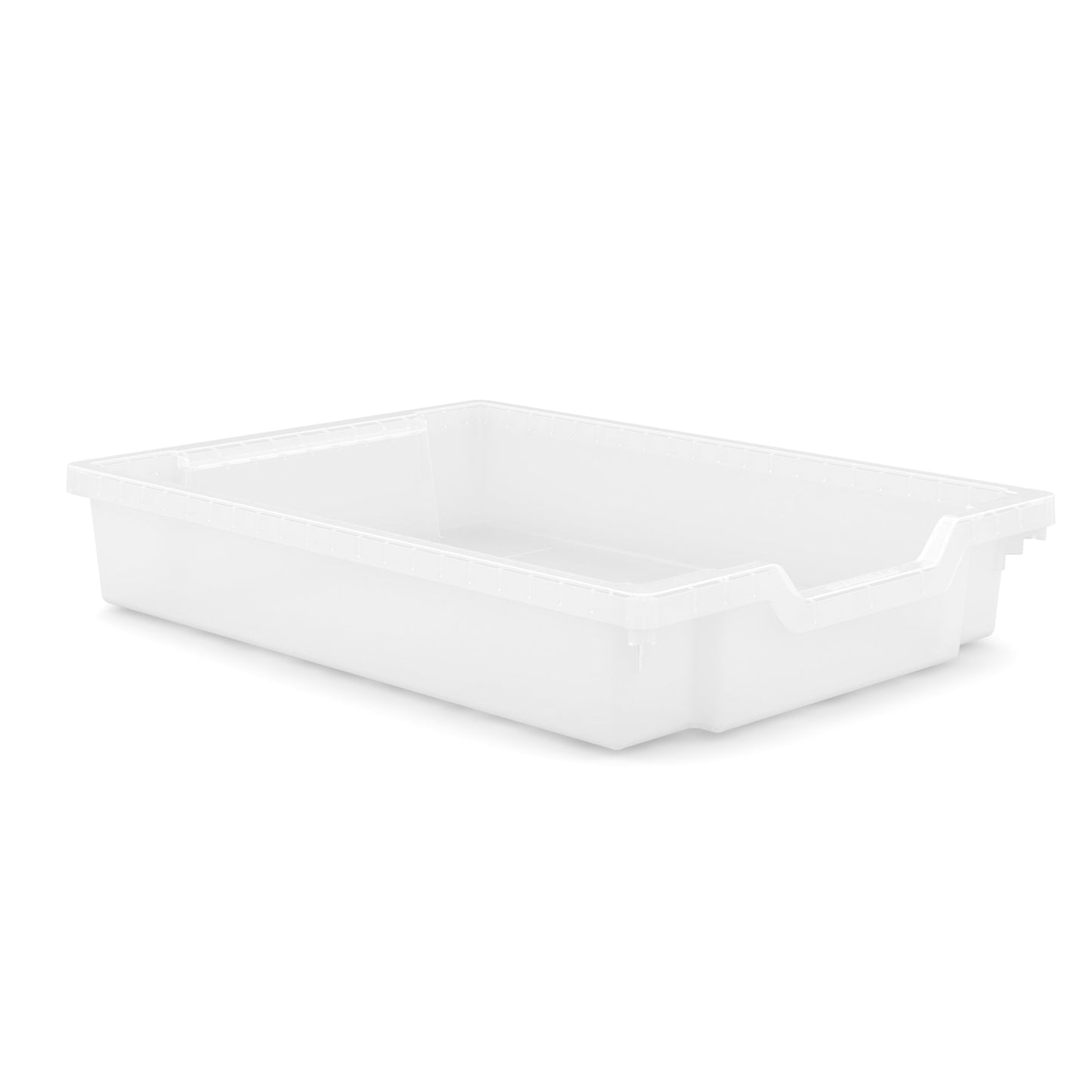 Gratnells Shallow FN01 Tray Translucent (20) Pack 8 (GRA - FN0120P8) - SchoolOutlet