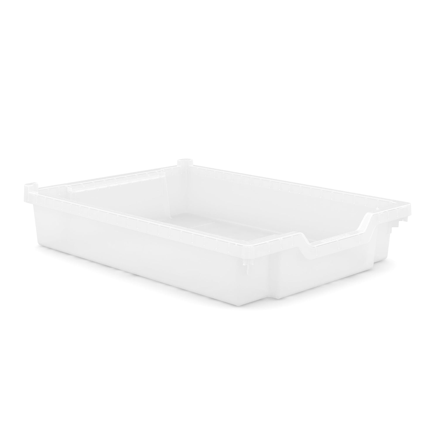 Gratnells Shallow FS01 Tray Translucent (20) Pack 8 (GRA - FS0120P8) - SchoolOutlet