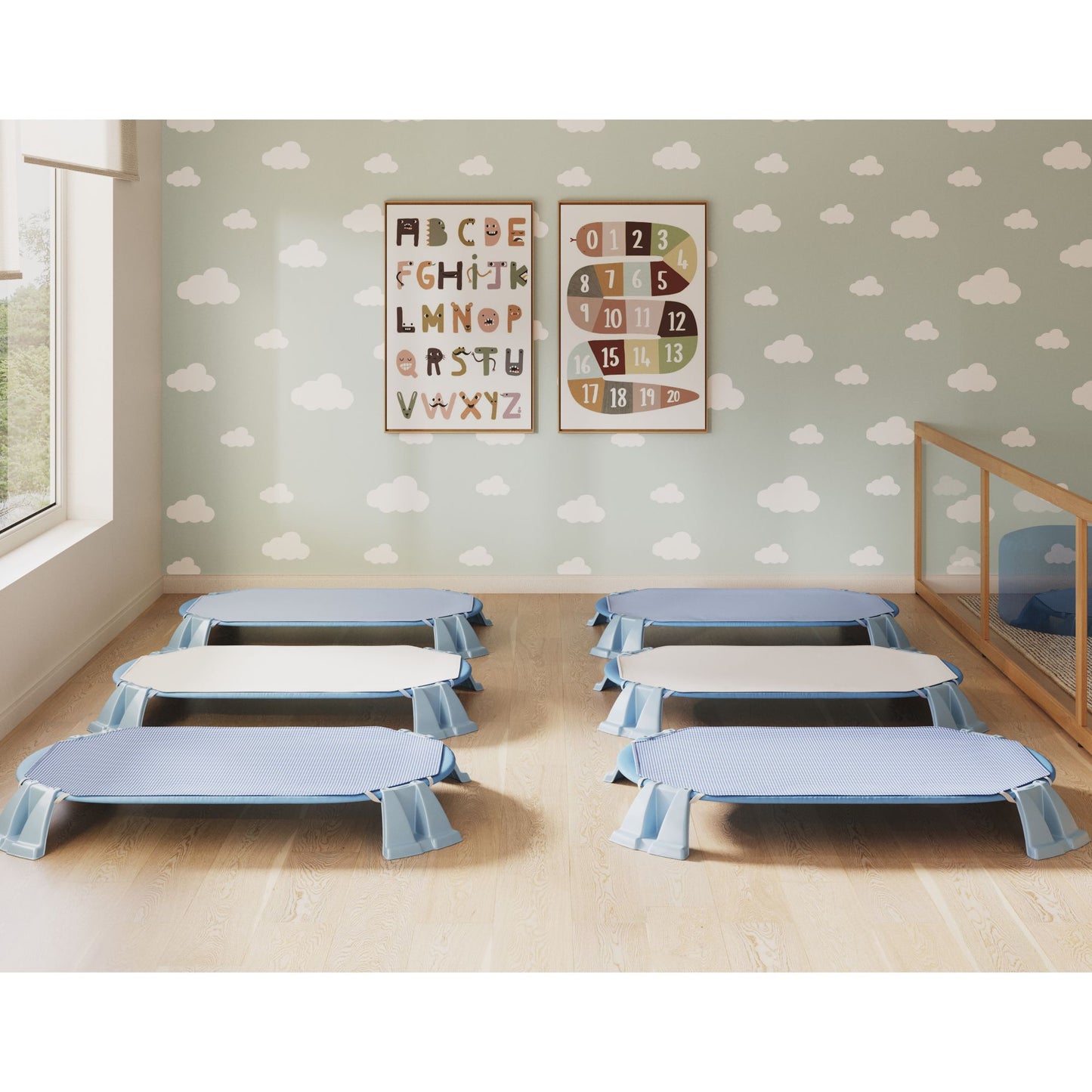 Foundations - Podz Toddler Cot Bed - Pack of 4 (FOU-4614037)