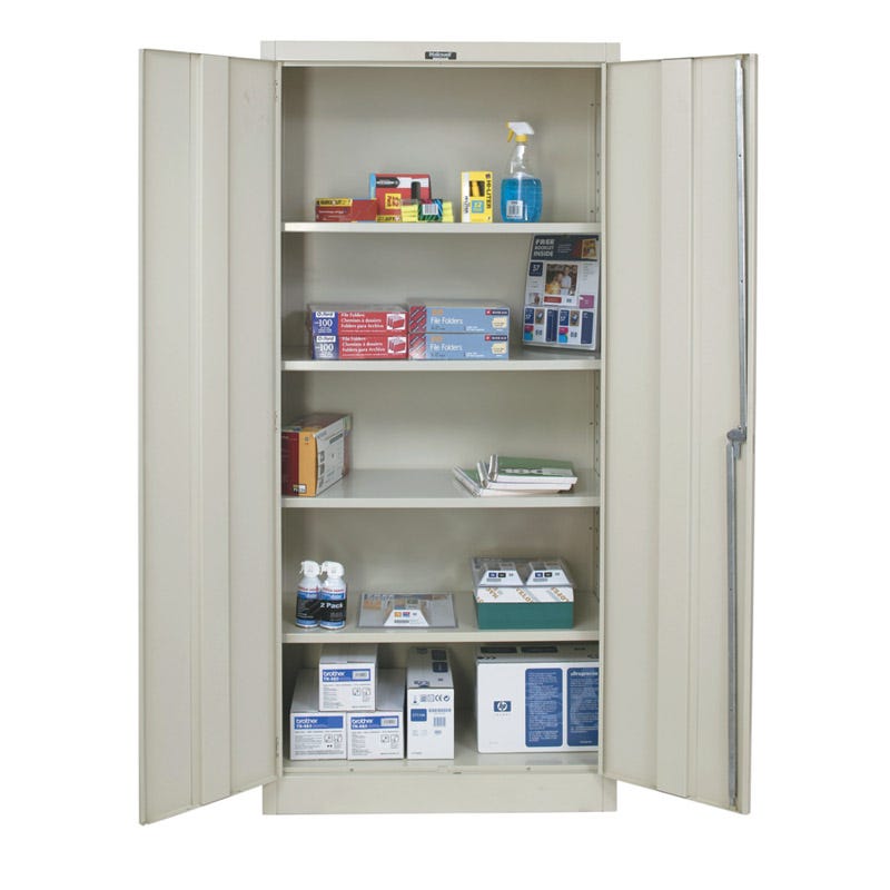 Hallowell 800 Series Commercial Steel Cabinet, Storage Configuration Double Door 36"C x 18"D x 78"H (HAL - 815S18) - SchoolOutlet