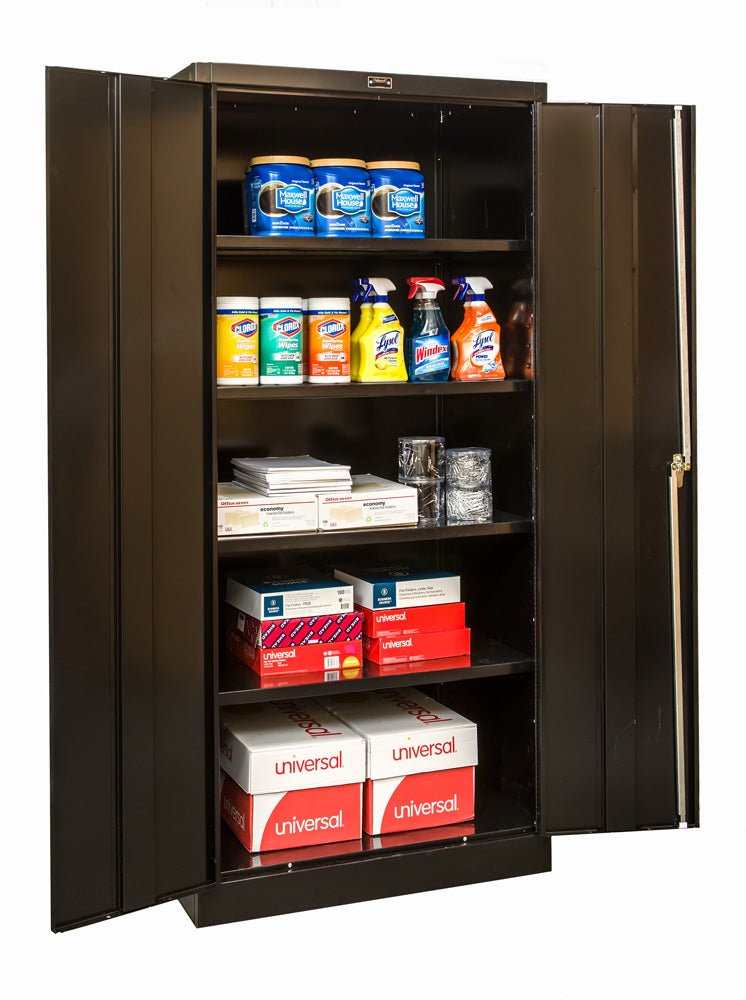 Hallowell 800 Series Commercial Steel Cabinet, Storage Configuration Double Door 36"W x 24"D x 78"H (HAL - 815S24) - SchoolOutlet