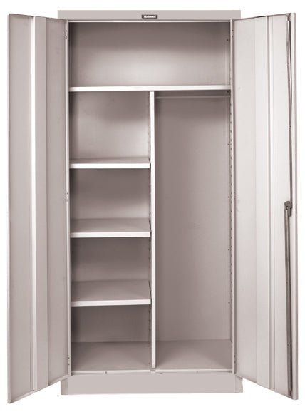 Hallowell 800 Series Industrial Grade Steel Cabinet, Combination Configuration MedSafe Antimicrobial Double Door 36"C x 18"D x 78"H (HAL - 855C18AM) - SchoolOutlet