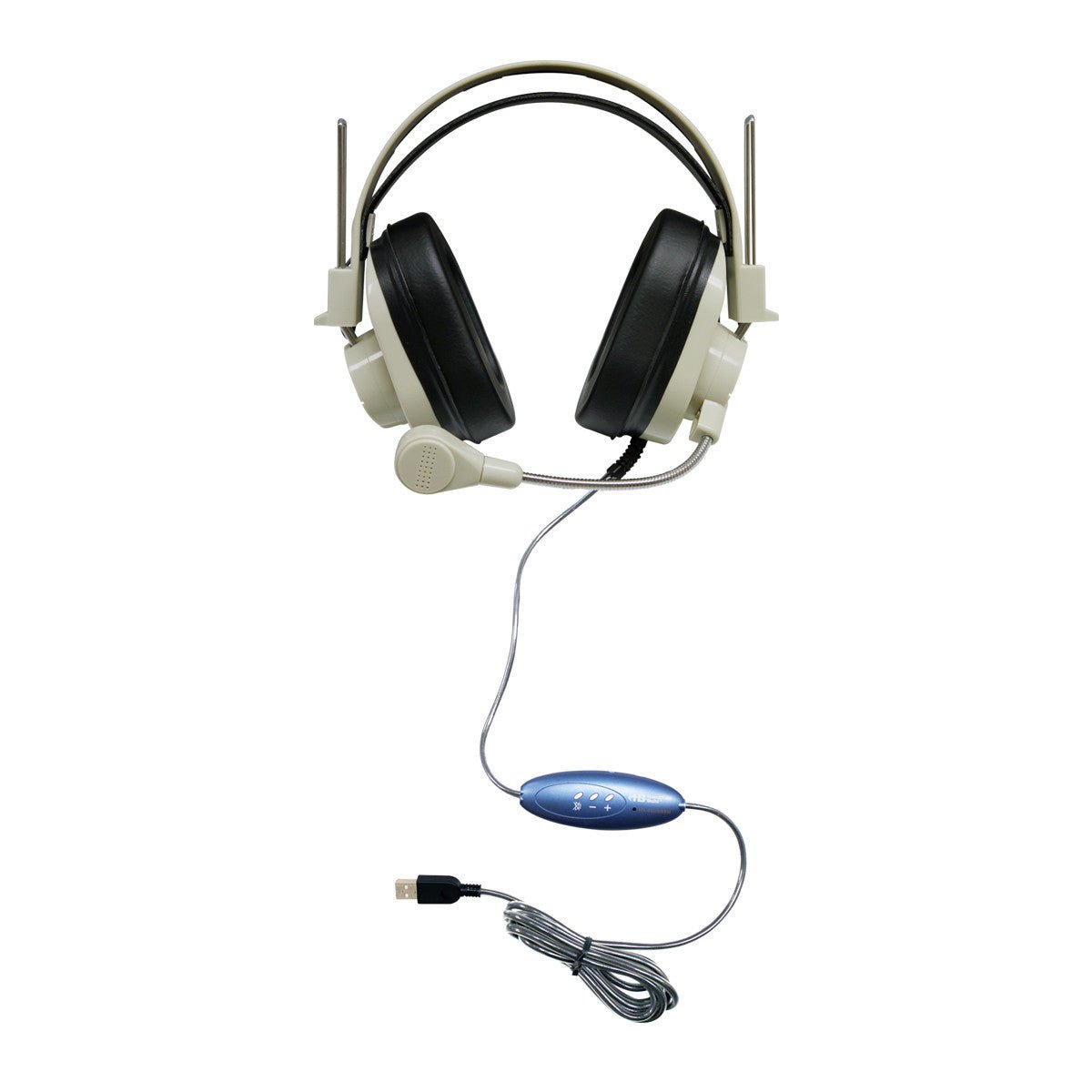 HamiltonBuhl Deluxe USB Headset with Gooseneck Microphone - 40 Pack (HML - HA - 66USBSM - 40) - SchoolOutlet
