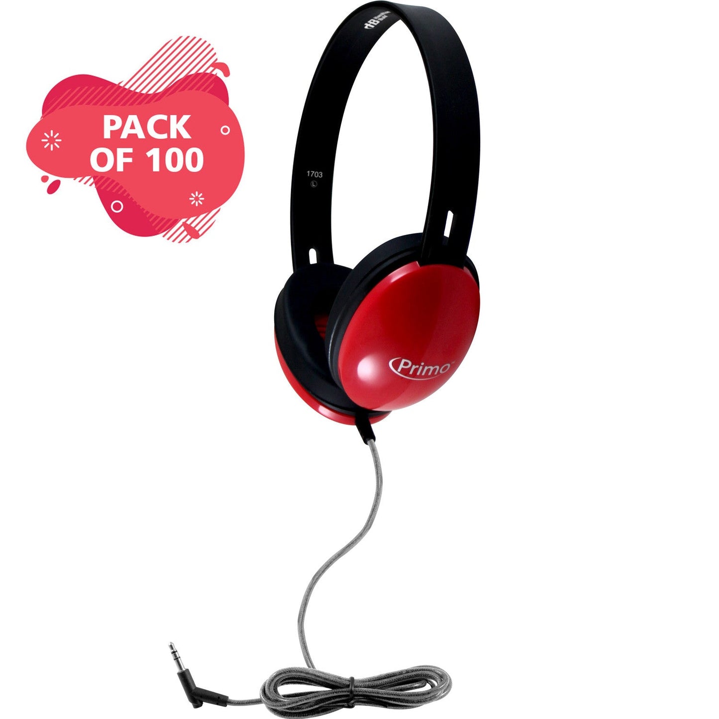 HamiltonBuhl Primo Stereo Headphones (HML - PRM100 - XXX100) - SchoolOutlet