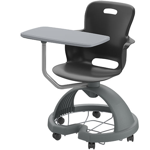 Haskell Education Ethos Series Mobile Chair with Work Surface & Storage Base 18"H (2ES1X1) - SchoolOutlet