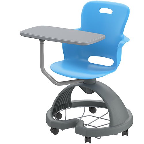 Haskell Education Ethos Series Mobile Chair with Work Surface & Storage Base 18"H (2ES1X1) - SchoolOutlet