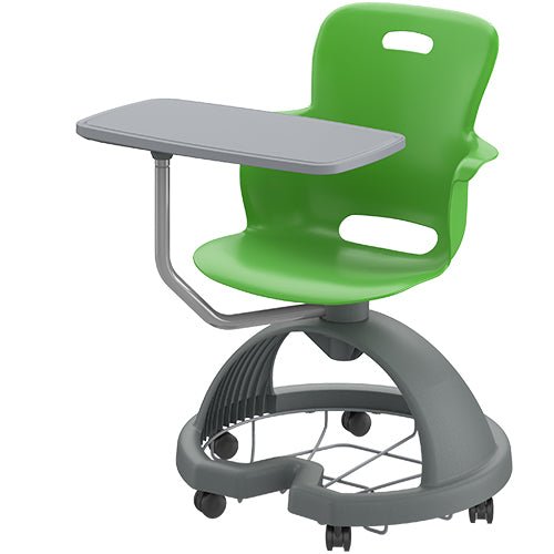 Haskell Education Ethos Series Mobile Chair with Work Surface & Storage Base 18"H (2ES1X1) - SchoolOutlet