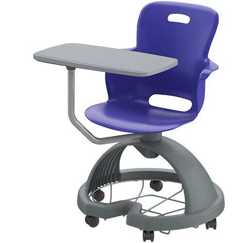 Haskell Education Ethos Series Mobile Chair with Work Surface & Storage Base 18"H (2ES1X1) - SchoolOutlet