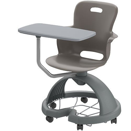 Haskell Education Ethos Series Mobile Chair with Work Surface & Storage Base 18"H (2ES1X1) - SchoolOutlet