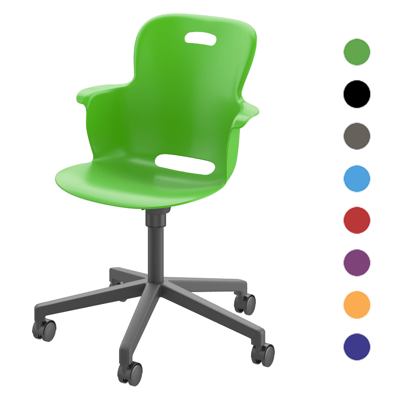 Classroom Chair with Wheels | Haskell Ethos Teacher Task Chair