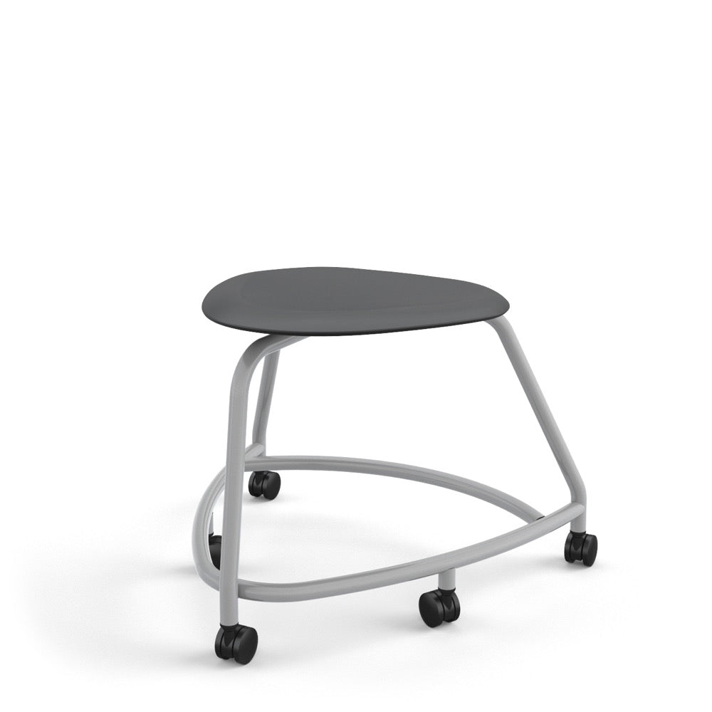 Haskell Education 360 Series Platinum frame School Chair without Back 18"H (TS2GX.18PL) - SchoolOutlet