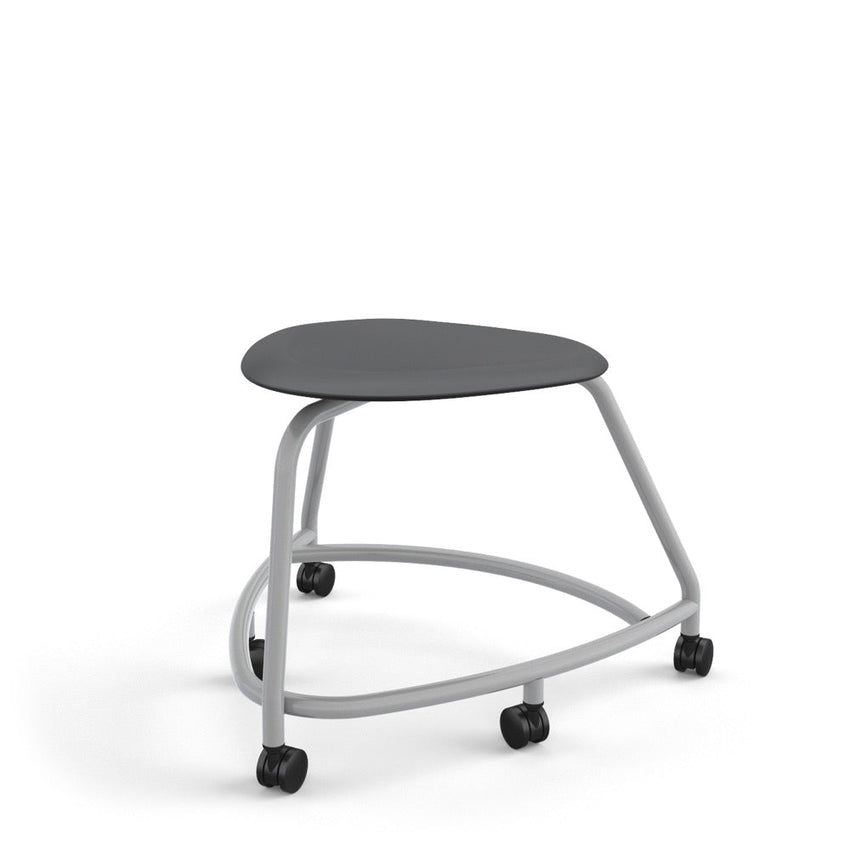 Haskell Education 360 Series Platinum frame School Chair without Back 18"H (TS2GX.18PL) - SchoolOutlet