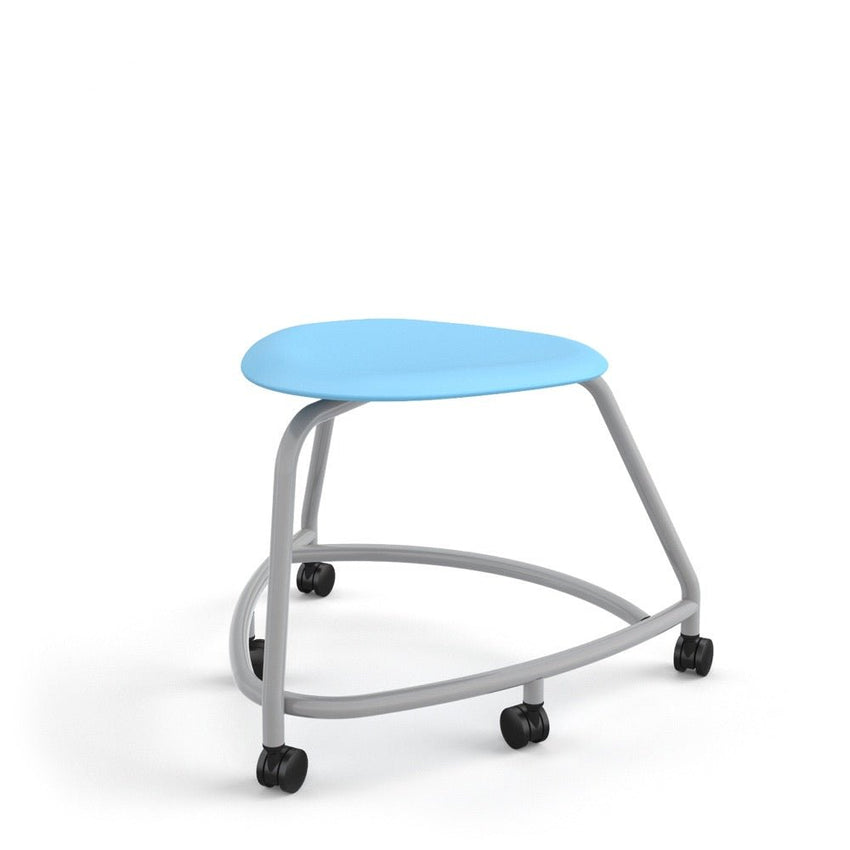 Haskell Education 360 Series Platinum frame School Chair without Back 18"H (TS2GX.18PL) - SchoolOutlet