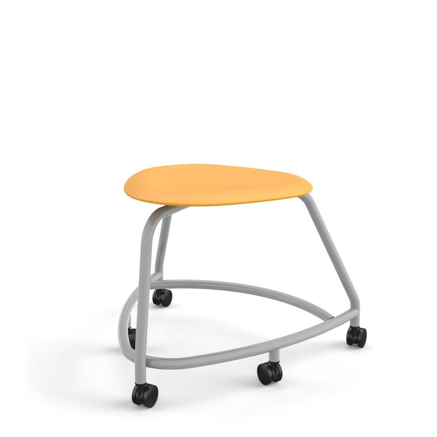Haskell Education 360 Series Platinum frame School Chair without Back 18"H (TS2GX.18PL) - SchoolOutlet