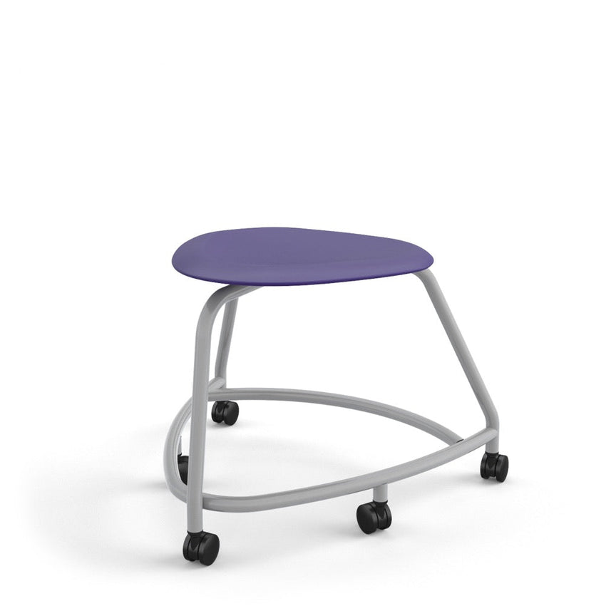 Haskell Education 360 Series Platinum frame School Chair without Back 18"H (TS2GX.18PL) - SchoolOutlet