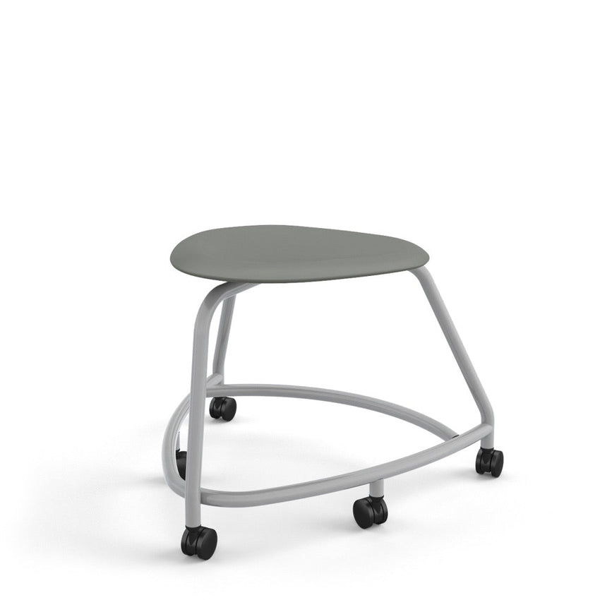 Haskell Education 360 Series Platinum frame School Chair without Back 18"H (TS2GX.18PL) - SchoolOutlet
