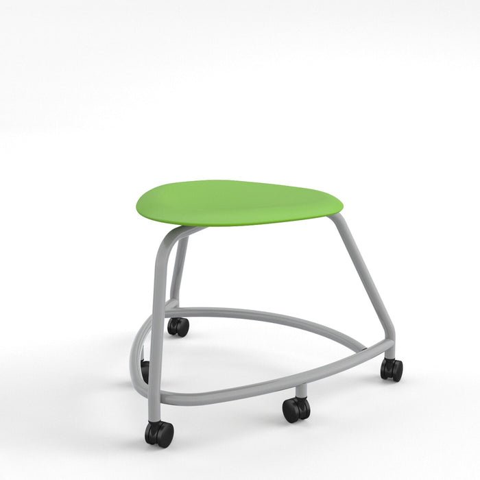 Haskell Education 360 Series Platinum frame School Chair without Back 18"H (TS2GX.18PL) - SchoolOutlet