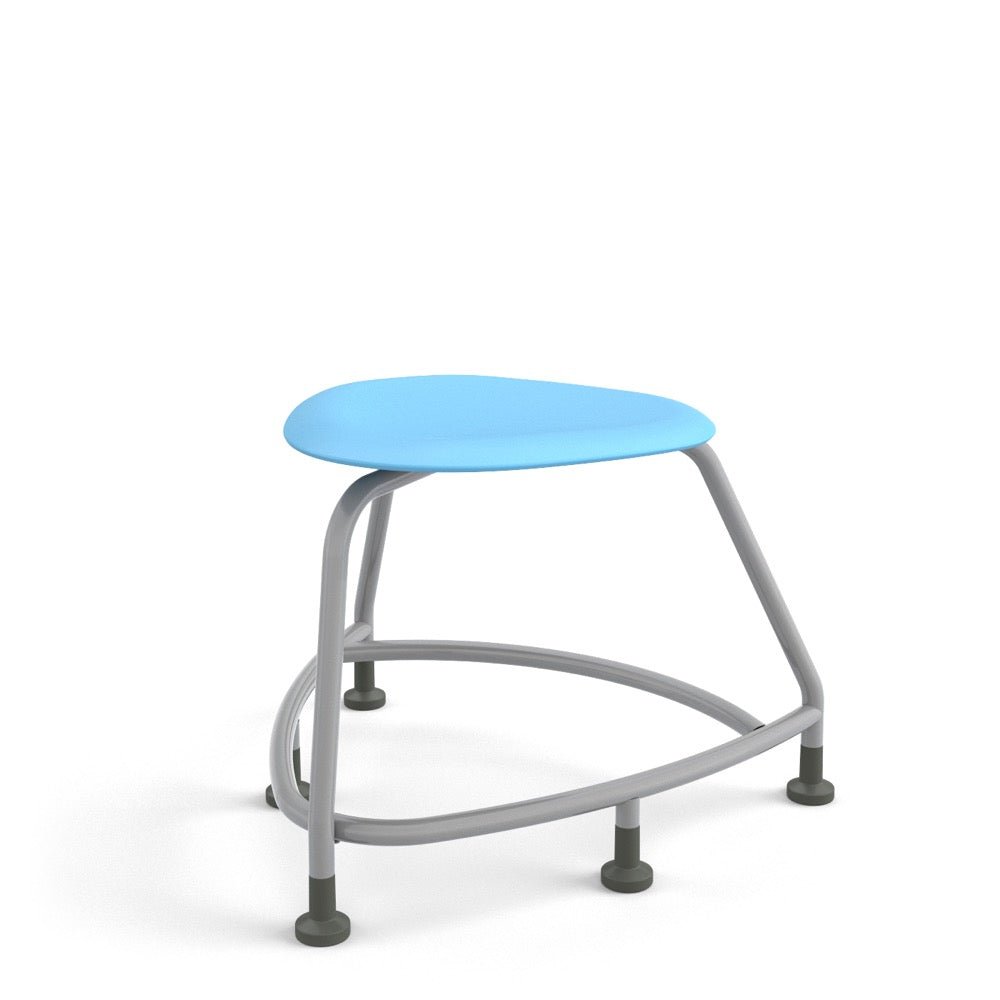 Haskell Education 360 Series Platinum frame School Chair without Back 18"H (TS2GX.18PL) - SchoolOutlet