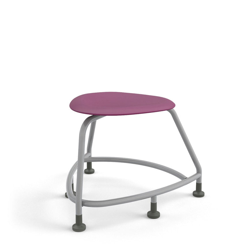 Haskell Education 360 Series Platinum frame School Chair without Back 18"H (TS2GX.18PL) - SchoolOutlet