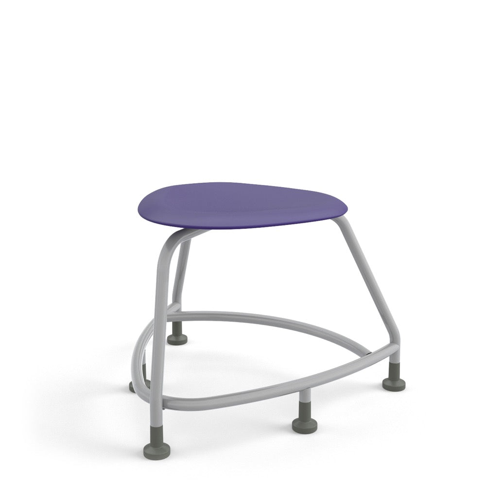 Haskell Education 360 Series Platinum frame School Chair without Back 18"H (TS2GX.18PL) - SchoolOutlet