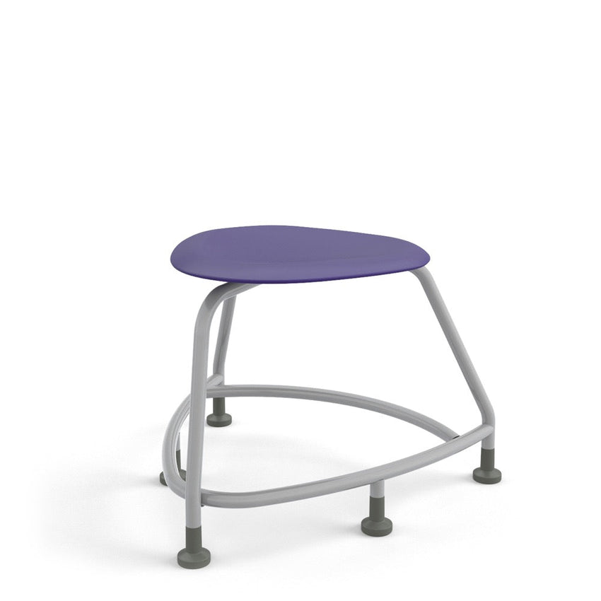 Haskell Education 360 Series Platinum frame School Chair without Back 18"H (TS2GX.18PL) - SchoolOutlet