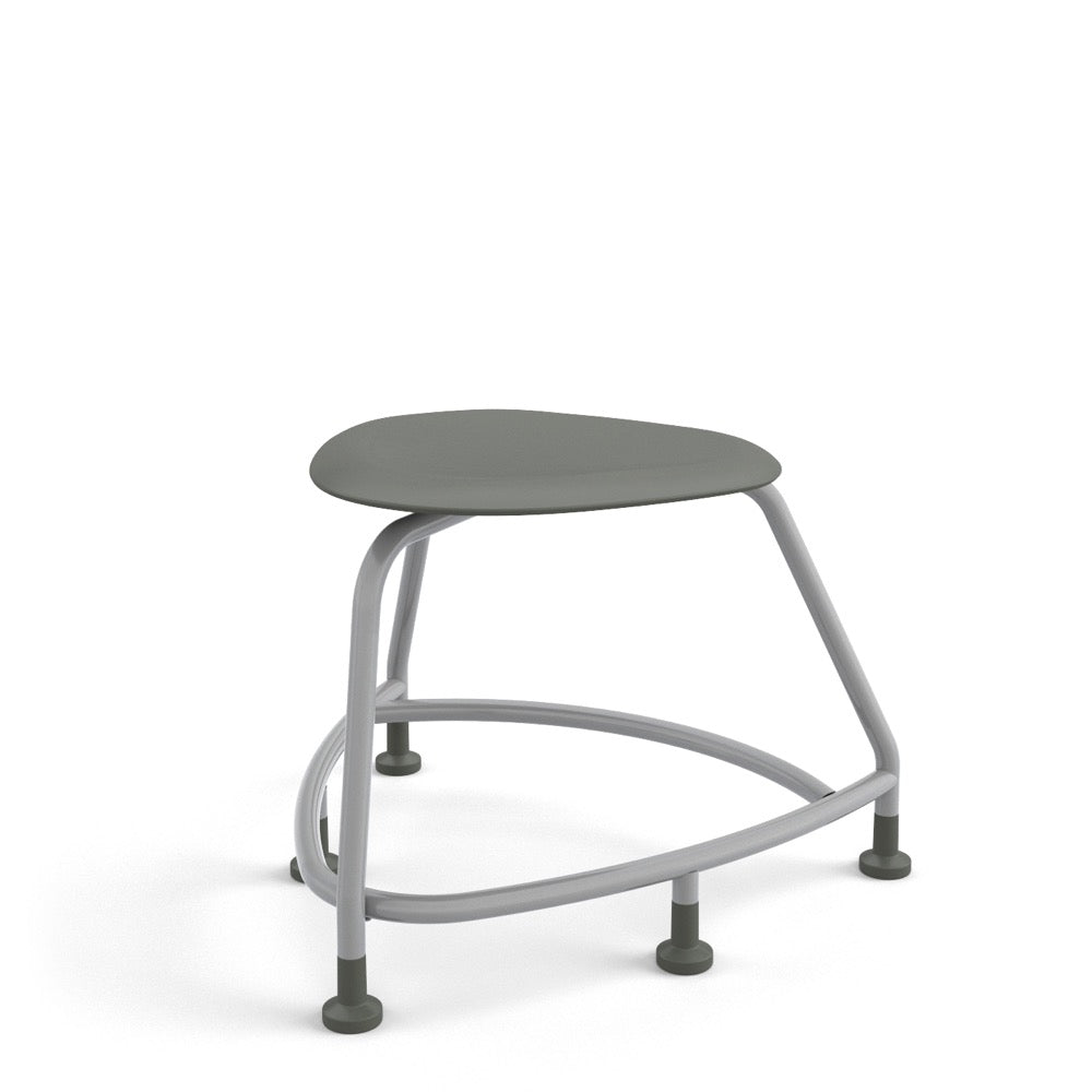 Haskell Education 360 Series Platinum frame School Chair without Back 18"H (TS2GX.18PL) - SchoolOutlet