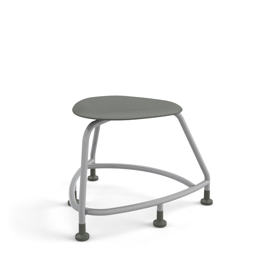 Haskell Education 360 Series Platinum frame School Chair without Back 18"H (TS2GX.18PL) - SchoolOutlet