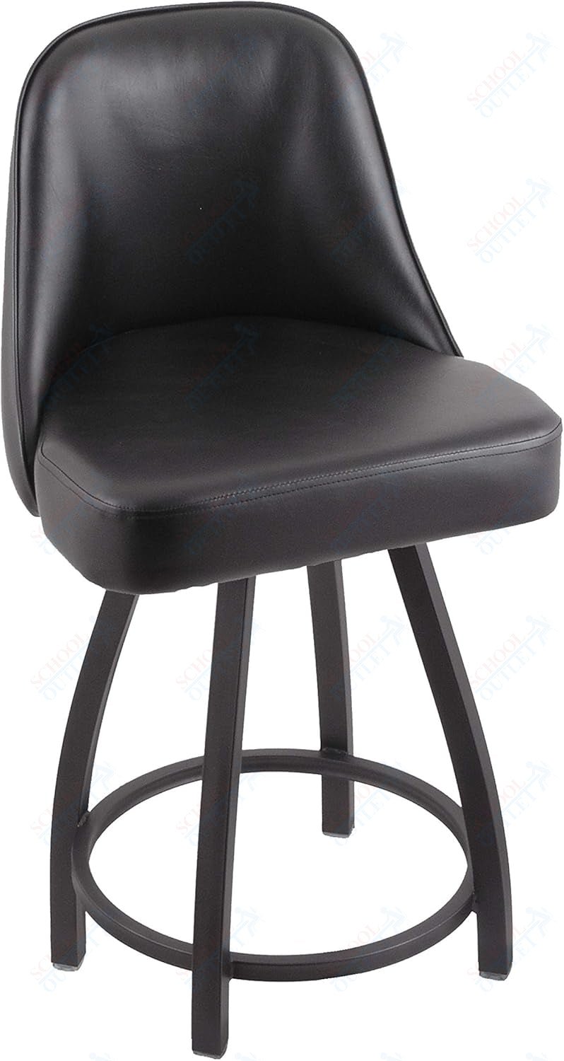 Holland Bar Stool 840 Grizzly Swivel Counter Stool Upholstered Seat 25"H (HBS - 840 - CS - UP - 25H) - SchoolOutlet